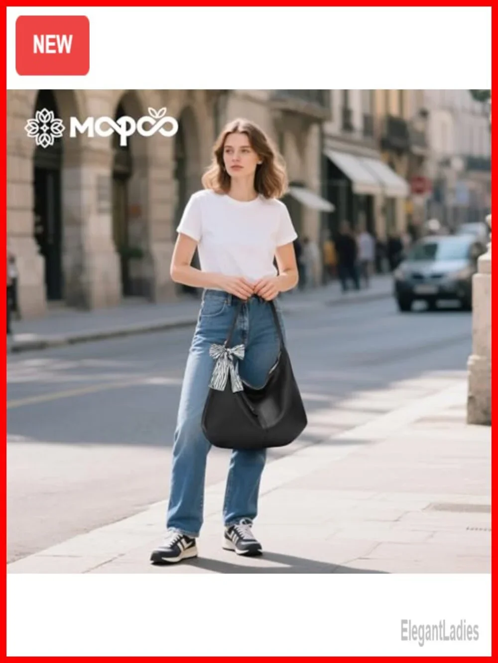 Slouchy Hobo Tote Bag Women Large Vegan Leather Shoulder Purse Satchel